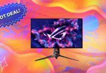 Знижка $400 на ігровий монітор ASUS ROG 4K OLED у розпродажі Amazon Spring Sale