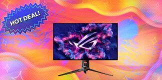 Скидка $400 на игровой монитор ASUS ROG 4K OLED в распродаже Amazon Spring Sale