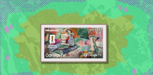 Знижка $301 на 85-дюймовий телевізор Hisense Canvas в Amazon